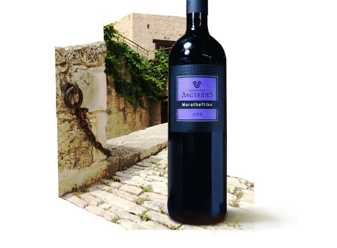 Maratheftiko Wine by Argyrides Vineyards